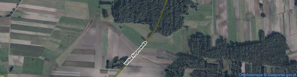 Zdjęcie satelitarne Wólka Krzymowska ul.